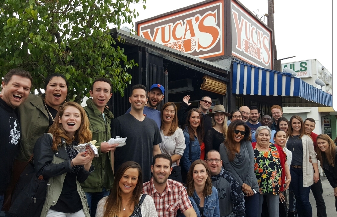 Yuca's Restaurant - Staff and customers